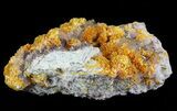Orpiment With Barite Crystals - Peru #63799-1